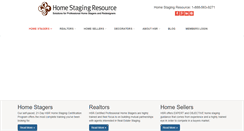 Desktop Screenshot of homestagingresource.com